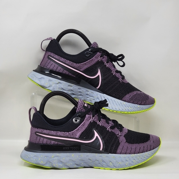 Nike React Infinity Run Flyknit 2 Violet Running Women Size Multi CT2423-500 New - Picture 1 of 10